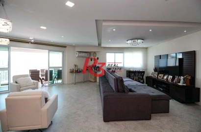 Apartamento com 3 dormitórios à venda, 199 m² por R$ 2.500.000,00 - Ponta da Praia - Santos/SP