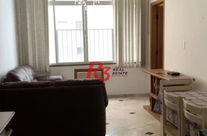 Apartamento com 2 dormitórios, 78 m² - venda ou aluguel - Boqueirão - Santos/SP