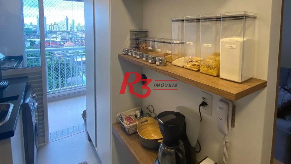 Apartamento com 1 dormitório à venda, 50 m² por R$ 430.000,00 - Vila Matias - Santos/SP
