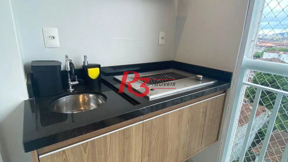 Apartamento com 1 dormitório à venda, 50 m² por R$ 430.000,00 - Vila Matias - Santos/SP
