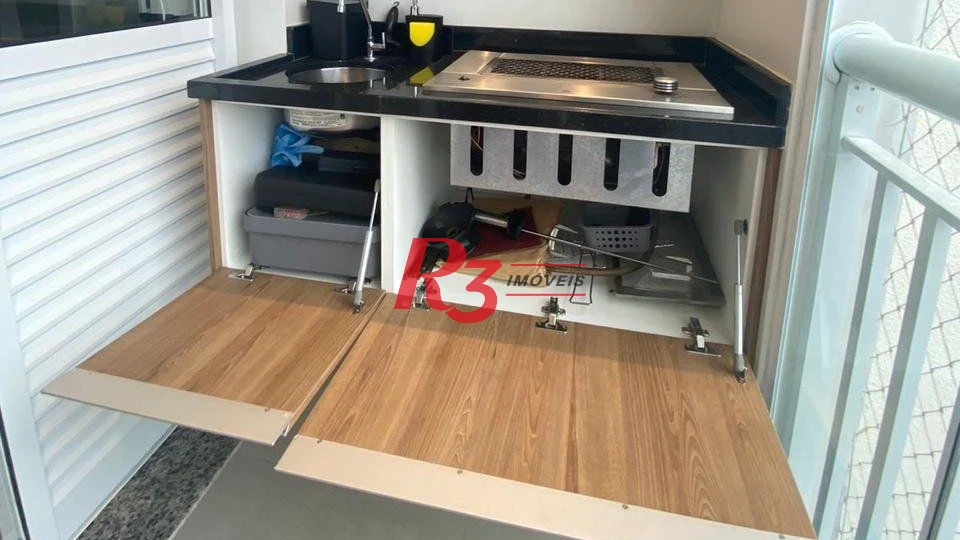 Apartamento com 1 dormitório à venda, 50 m² por R$ 430.000,00 - Vila Matias - Santos/SP