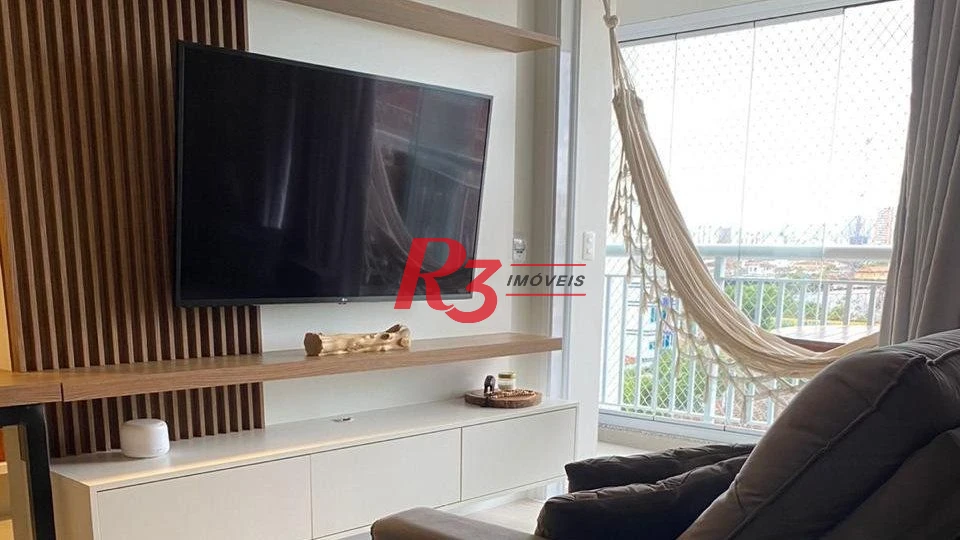 Apartamento com 1 dormitório à venda, 50 m² por R$ 430.000,00 - Vila Matias - Santos/SP