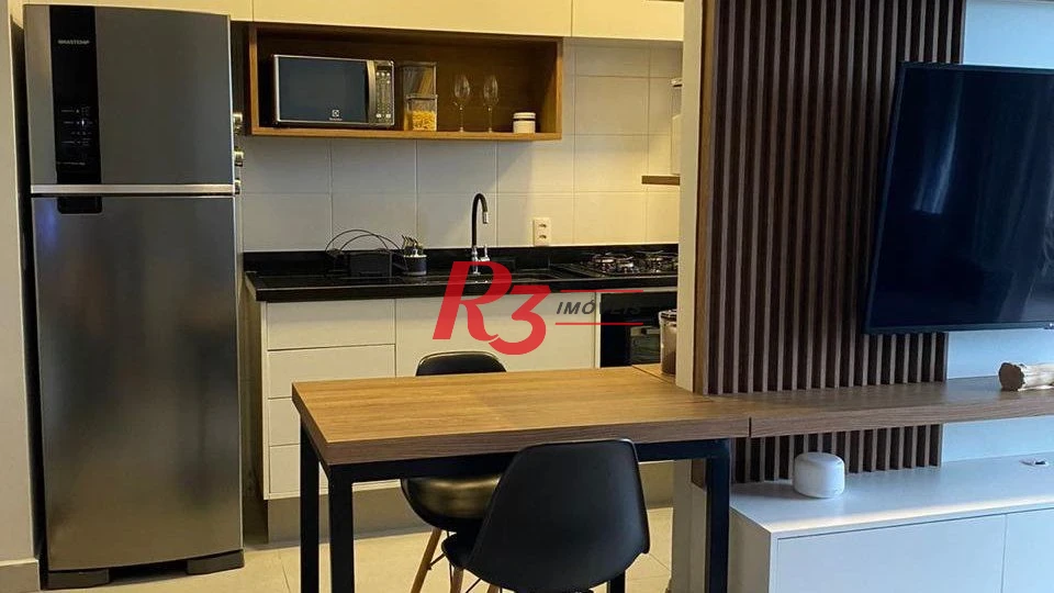 Apartamento com 1 dormitório à venda, 50 m² por R$ 430.000,00 - Vila Matias - Santos/SP