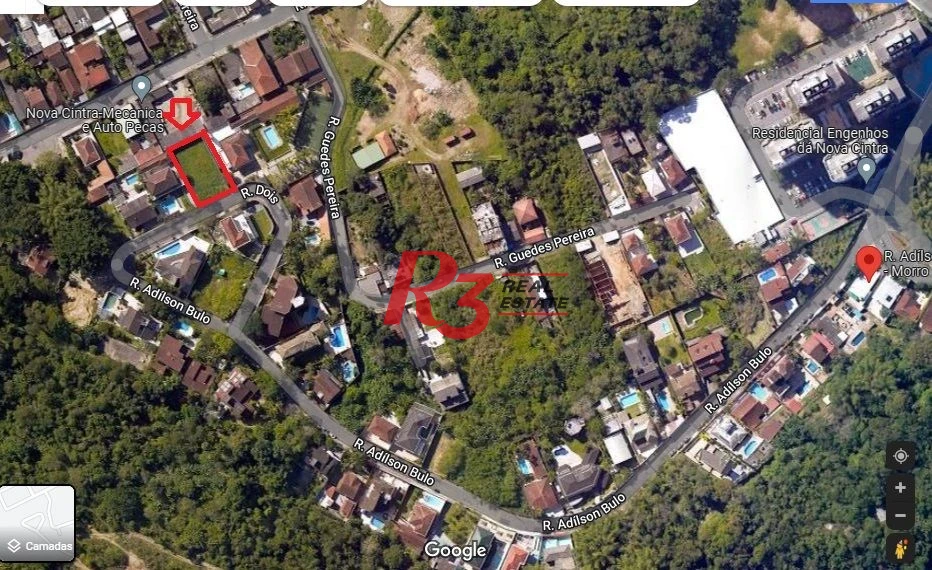 Terreno à venda, 700 m² por R$ 980.000,00 - Morro de Nova Cintra - Santos/SP
