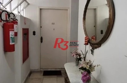 Apartamento com 2 dormitórios à venda, 110 m² - Boqueirão - Santos/SP