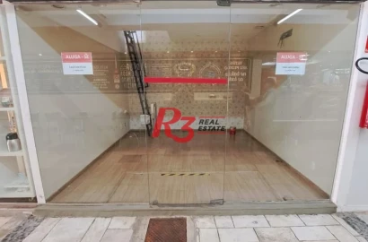 Loja para alugar, 32 m² por R$ 4.800,00/mês - Boqueirão - Santos/SP
