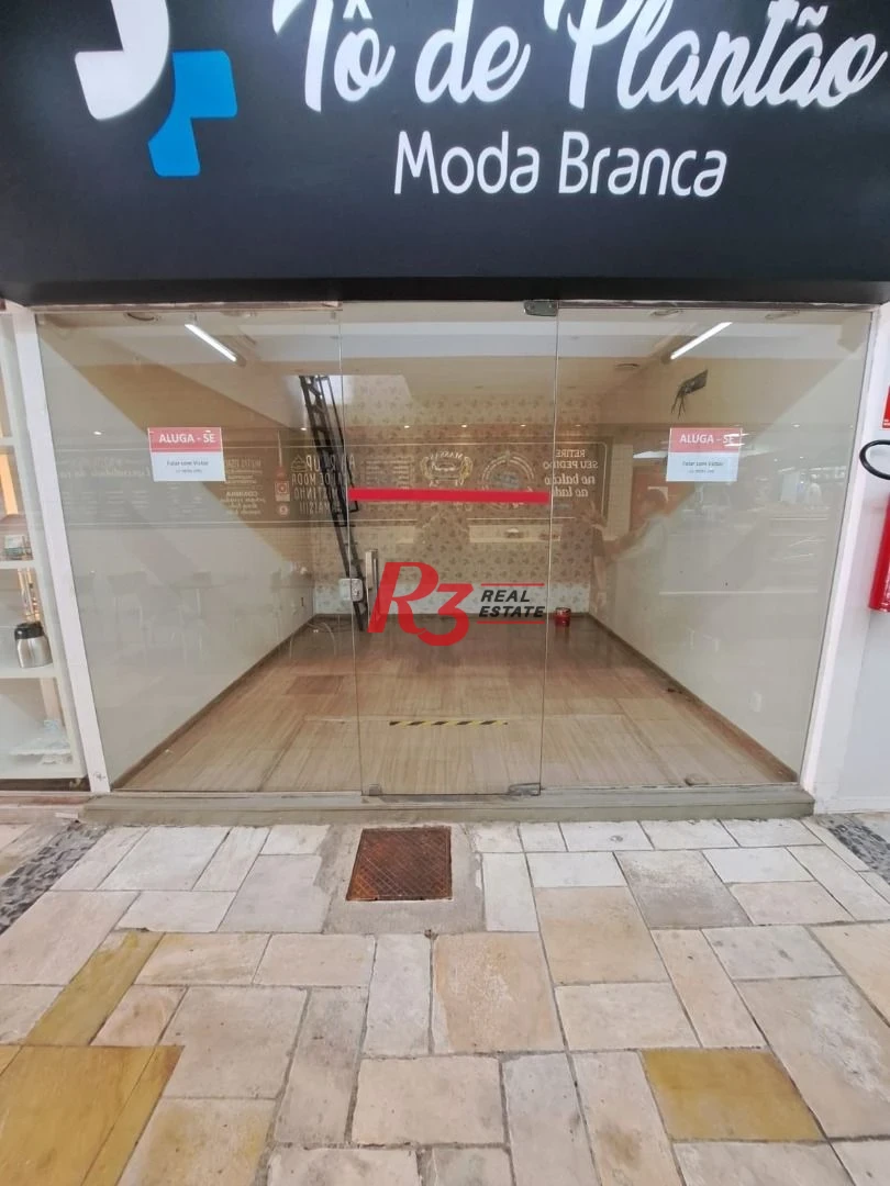 Loja para alugar, 32 m² por R$ 4.800,00/mês - Boqueirão - Santos/SP