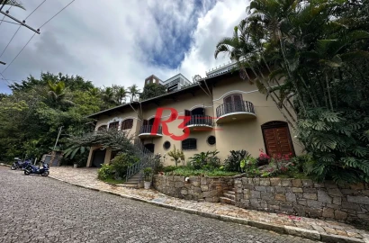 Casa para alugar, 551 m² por R$ 15.000,00/mês - Morro Santa Terezinha - Santos/SP