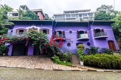 Casa com 6 dormitórios para alugar, 551 m² por R$ 11.500,00/mês - Morro Santa Terezinha - Santos/SP