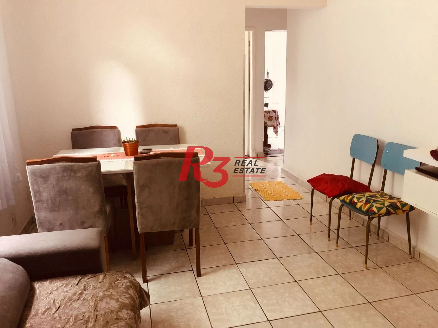 Apartamento térreo com 2 dormitórios à venda, 76 m² - Vila Matias - Santos/SP