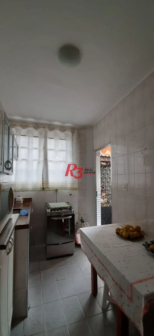 Apartamento térreo com 2 dormitórios à venda, 76 m² - Vila Matias - Santos/SP