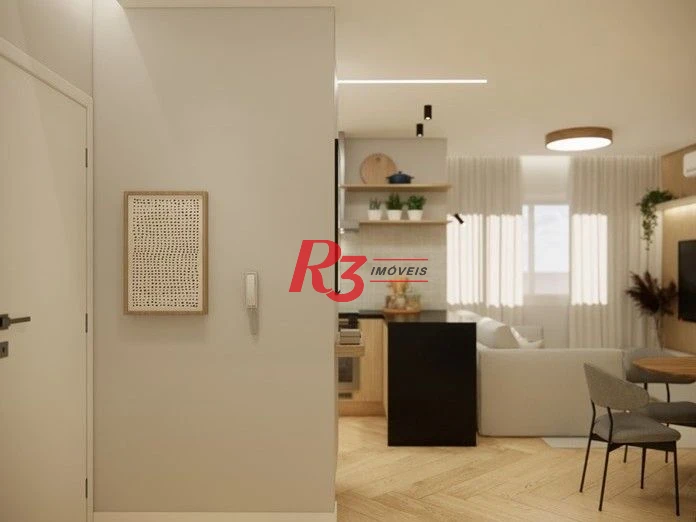 Apartamento com 2 dormitórios à venda, 80 m² por R$ 550.000,00 - Boqueirão - Santos/SP