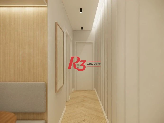 Apartamento com 2 dormitórios à venda, 80 m² por R$ 550.000,00 - Boqueirão - Santos/SP