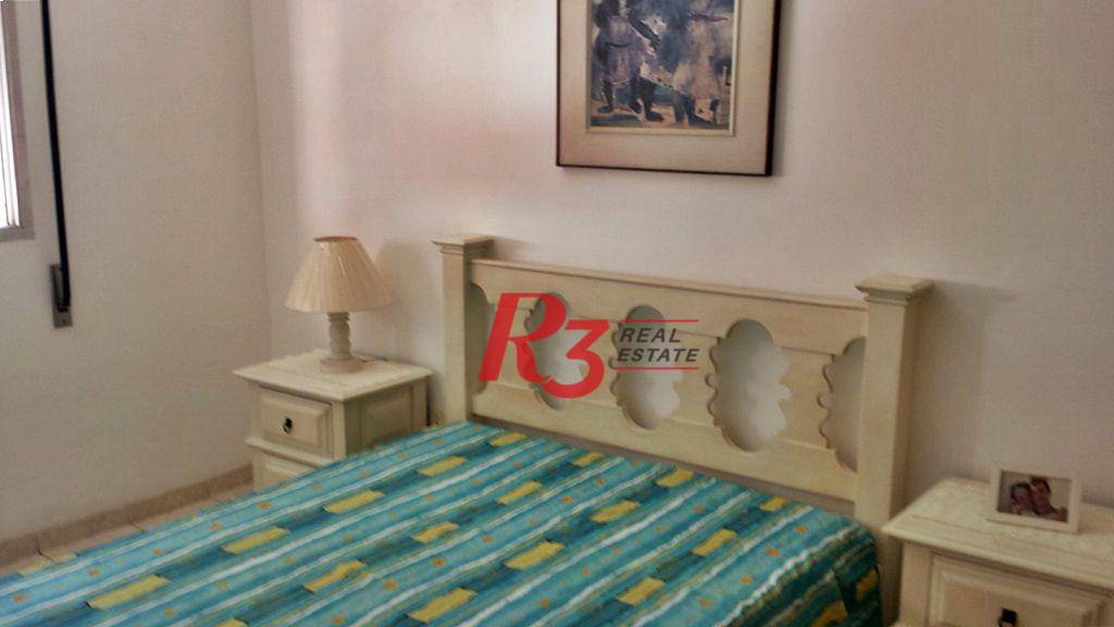 Apartamento com 1 dormitório para alugar, 50 m² por R$ 3.200,01/mês - Gonzaga - Santos/SP