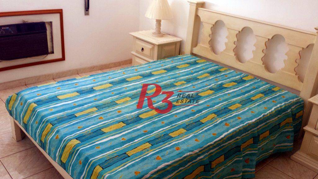 Apartamento com 1 dormitório para alugar, 50 m² por R$ 3.200,01/mês - Gonzaga - Santos/SP