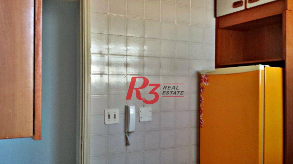 Apartamento com 1 dormitório para alugar, 50 m² por R$ 3.200,01/mês - Gonzaga - Santos/SP