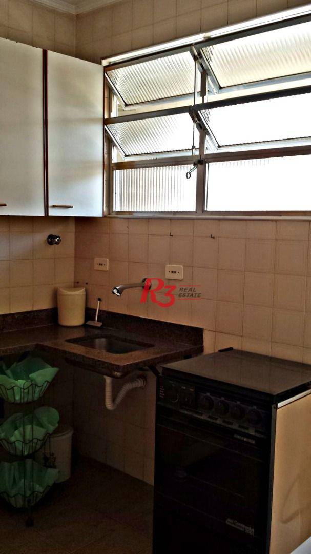 Apartamento com 1 dormitório para alugar, 50 m² por R$ 3.200,01/mês - Gonzaga - Santos/SP