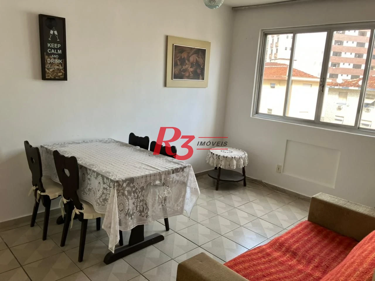 Apartamento com 1 dormitório para alugar, 50 m² por R$ 3.200,01/mês - Gonzaga - Santos/SP