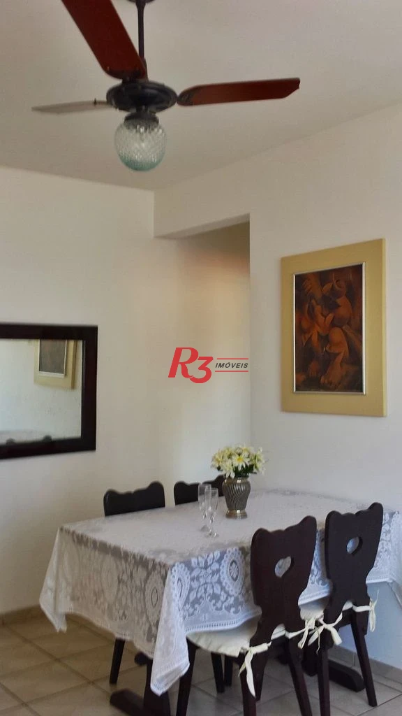 Apartamento com 1 dormitório para alugar, 50 m² por R$ 3.200,01/mês - Gonzaga - Santos/SP