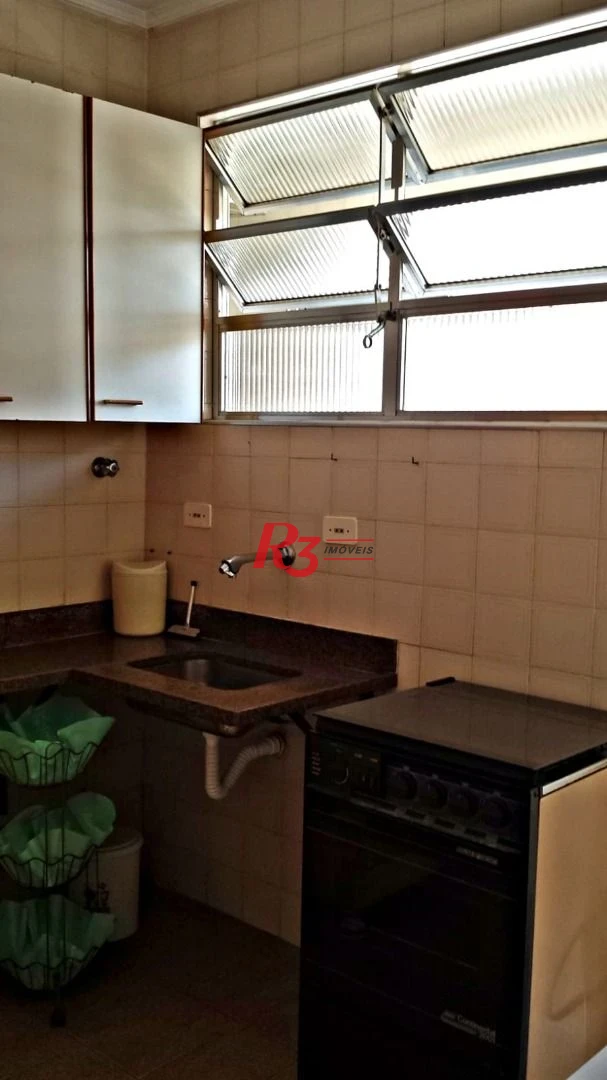 Apartamento com 1 dormitório para alugar, 50 m² por R$ 3.200,01/mês - Gonzaga - Santos/SP