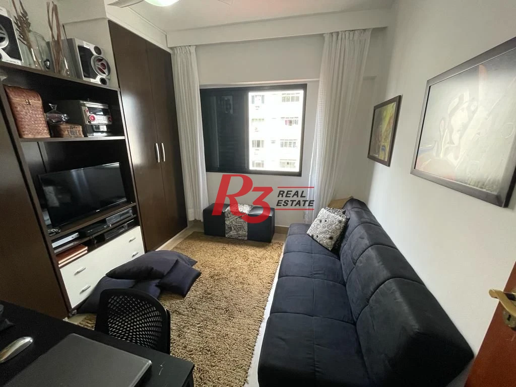 Apartamento com 3 dormitórios à venda, 120 m² por R$ 700.000,00 - Campo Grande - Santos/SP