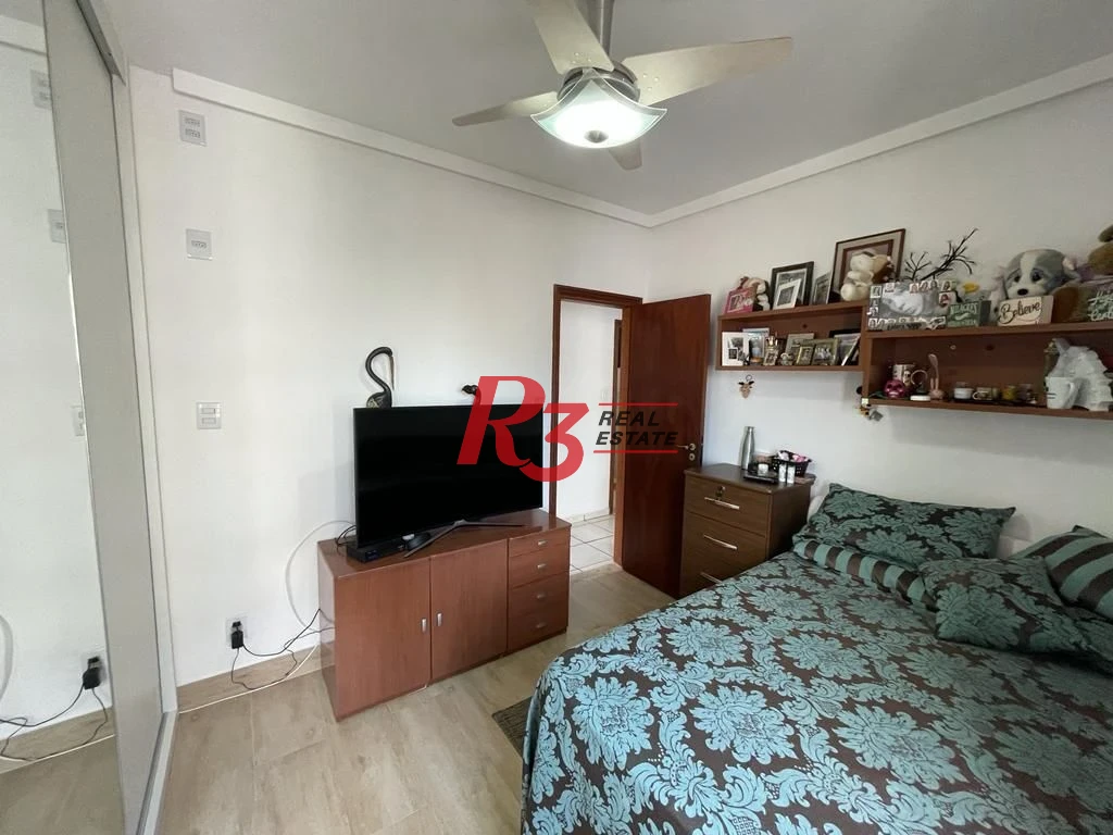 Apartamento com 3 dormitórios à venda, 120 m² por R$ 700.000,00 - Campo Grande - Santos/SP