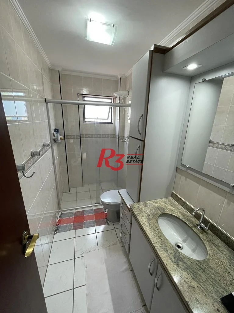 Apartamento com 3 dormitórios à venda, 120 m² por R$ 700.000,00 - Campo Grande - Santos/SP