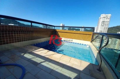 Cobertura Duplex com 4 dormitórios à venda, 300 m² por R$ 1.900.000 - Canto do Forte - Praia Grande/SP