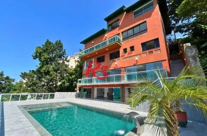 Casa com 6 dormitórios à venda, 704 m² por R$ 12.000.000,00 - Morro Santa Terezinha - Santos/SP