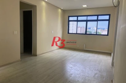 Apartamento com 2 dormitórios para alugar, 112 m² por R$ 3.600,02/mês - Embaré - Santos/SP
