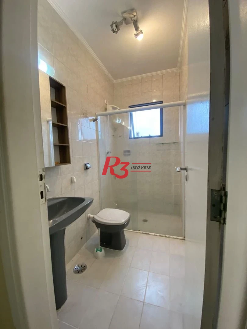 Apartamento com 2 dormitórios para alugar, 112 m² por R$ 3.600,02/mês - Embaré - Santos/SP