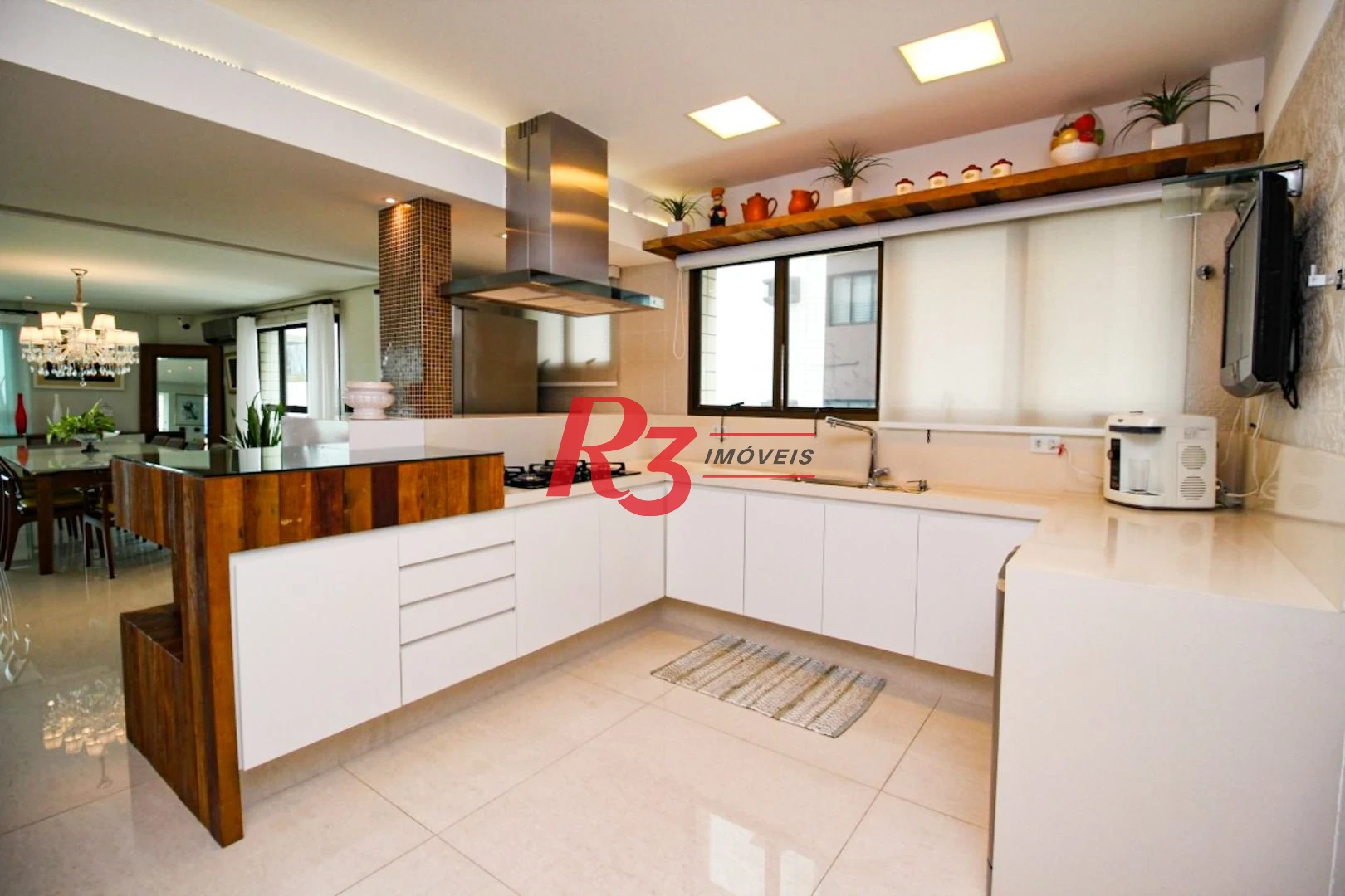 Apartamento com 4 suítes para alugar, 282 m² - Aparecida - Santos/SP