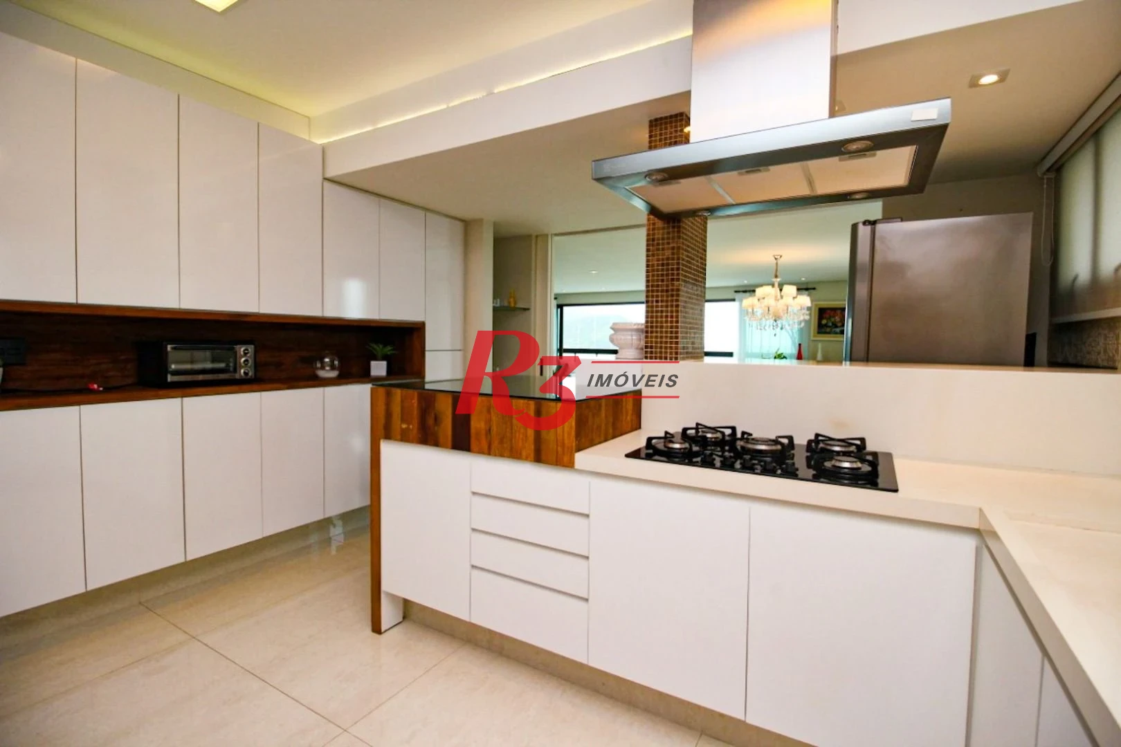 Apartamento com 4 suítes para alugar, 282 m² - Aparecida - Santos/SP