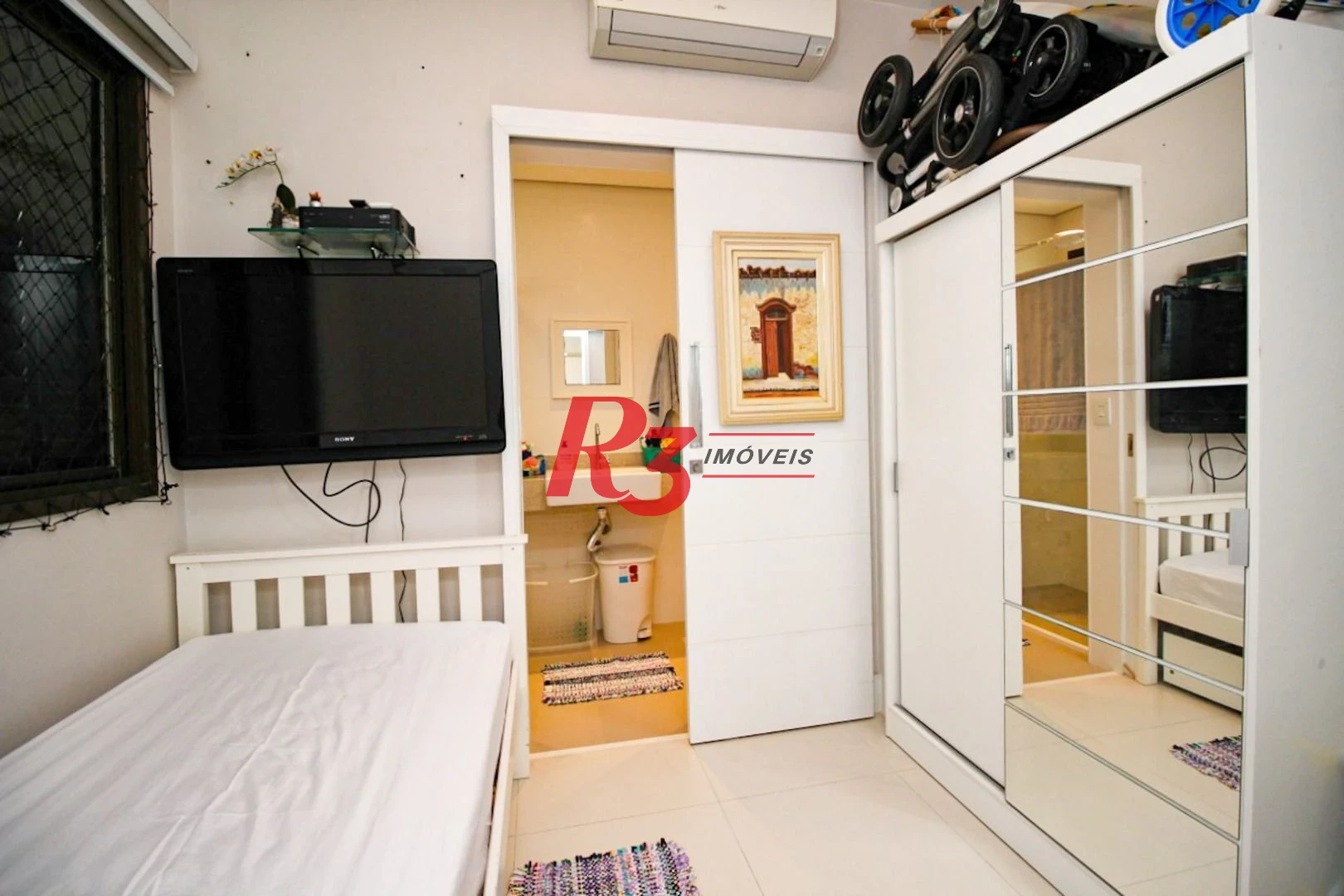 Apartamento com 4 suítes para alugar, 282 m² - Aparecida - Santos/SP