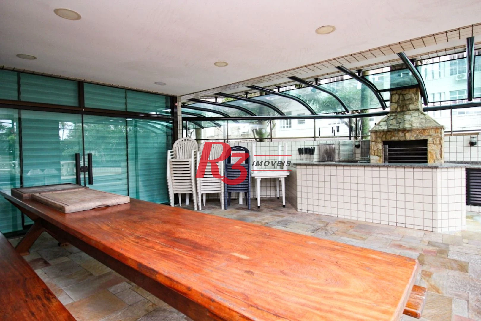 Apartamento com 4 suítes para alugar, 282 m² - Aparecida - Santos/SP