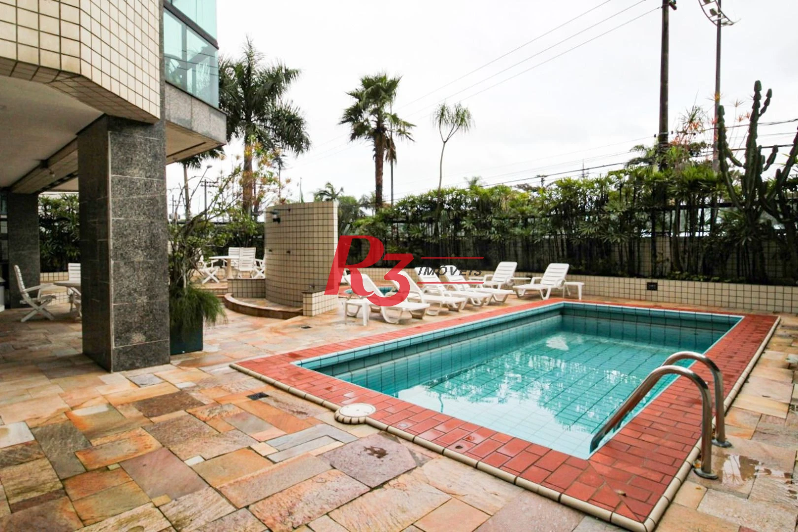 Apartamento com 4 suítes para alugar, 282 m² - Aparecida - Santos/SP