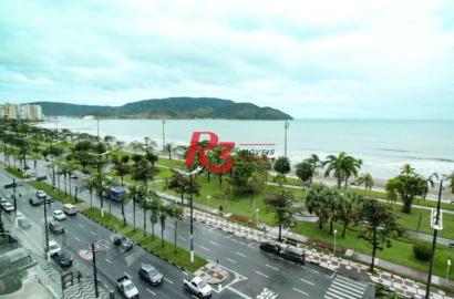 Apartamento com 4 suítes para alugar, 282 m² - Aparecida - Santos/SP