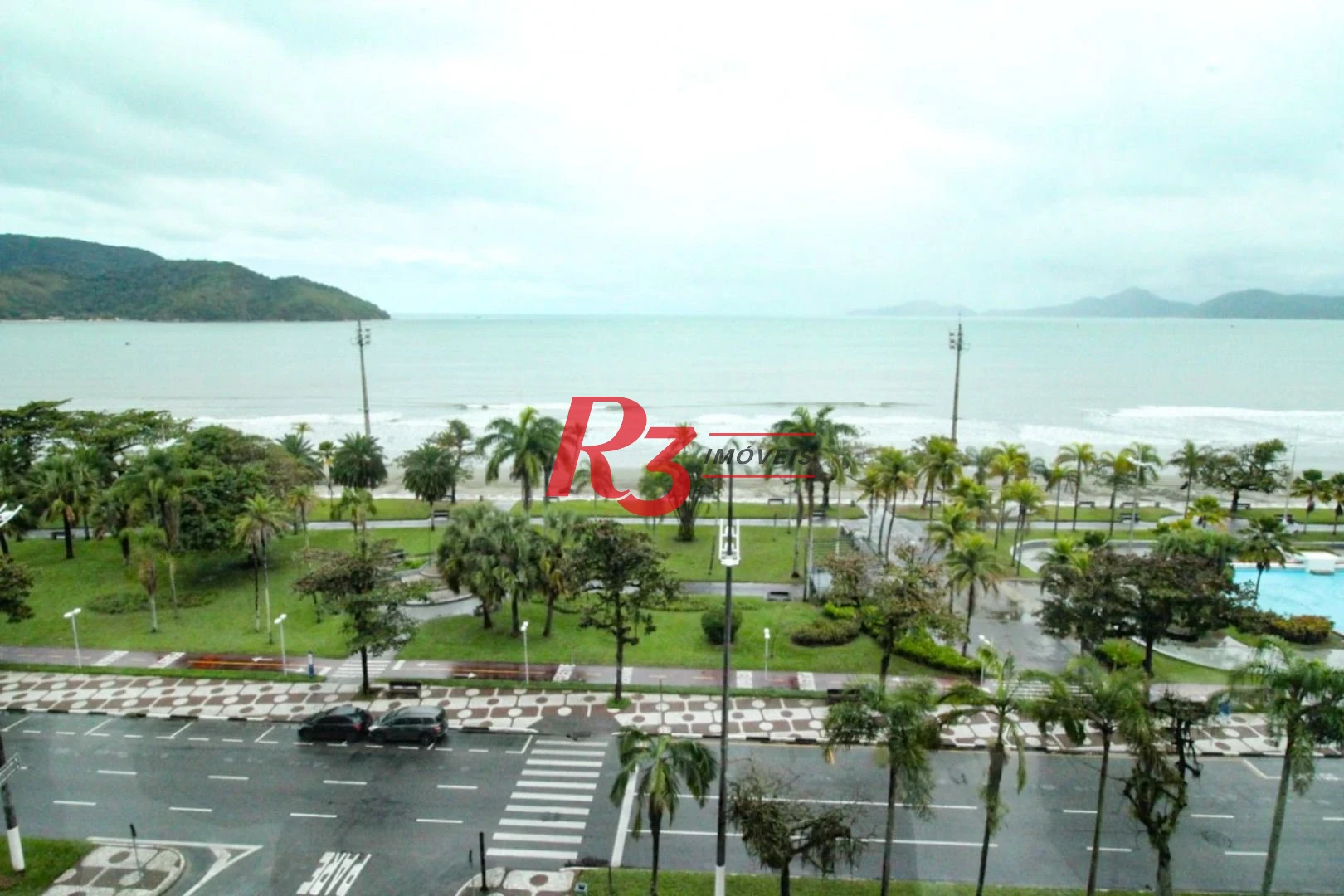 Apartamento com 4 suítes para alugar, 282 m² - Aparecida - Santos/SP