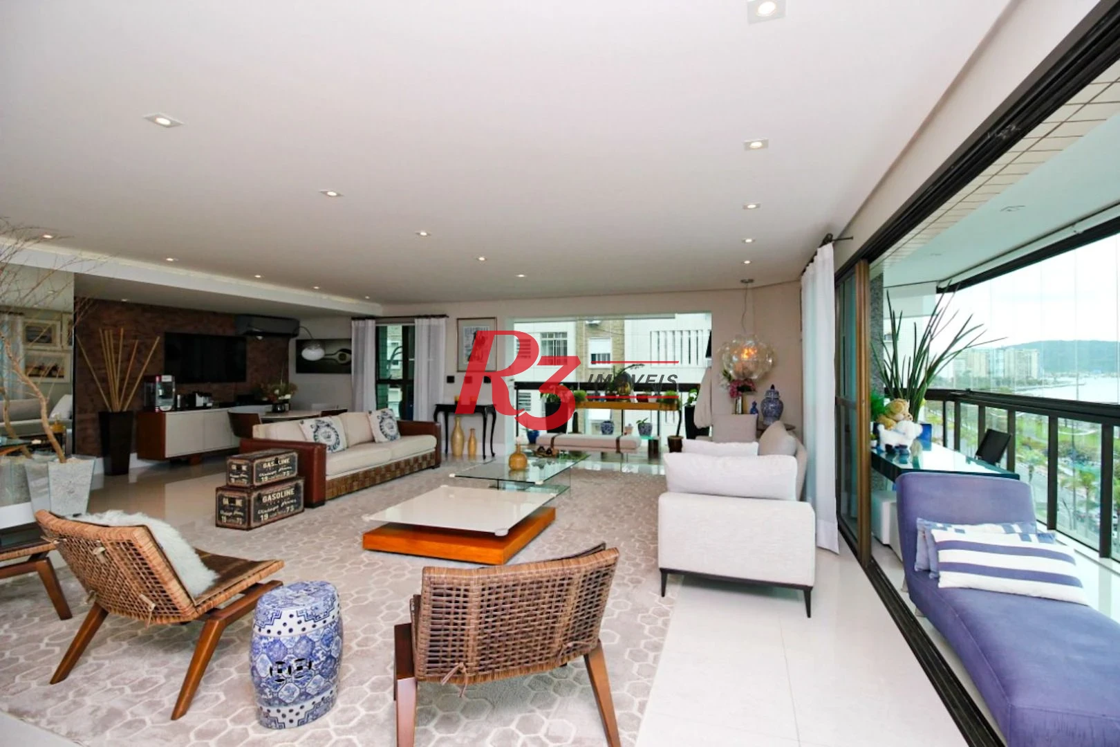 Apartamento com 4 suítes para alugar, 282 m² - Aparecida - Santos/SP