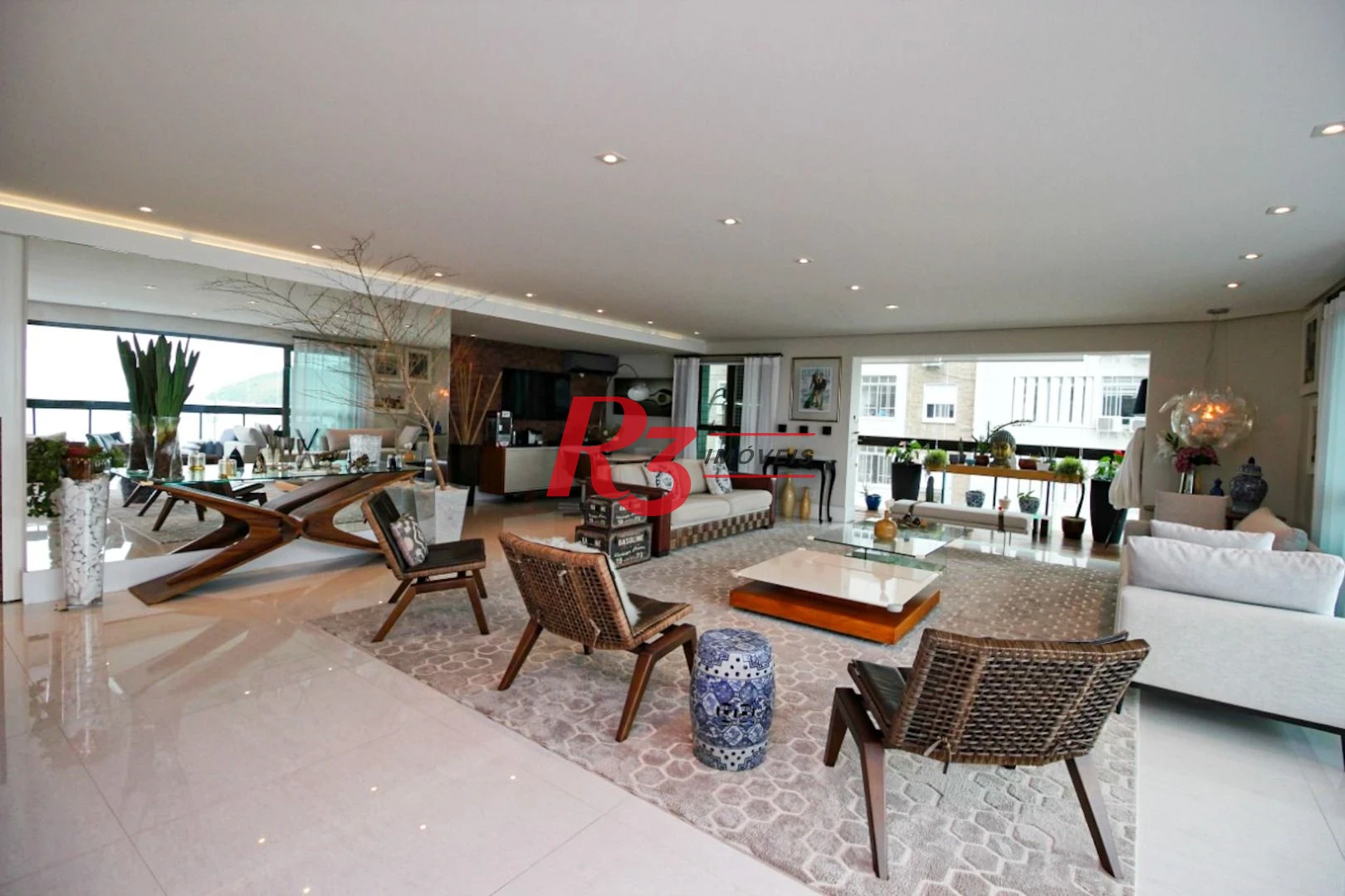 Apartamento com 4 suítes para alugar, 282 m² - Aparecida - Santos/SP