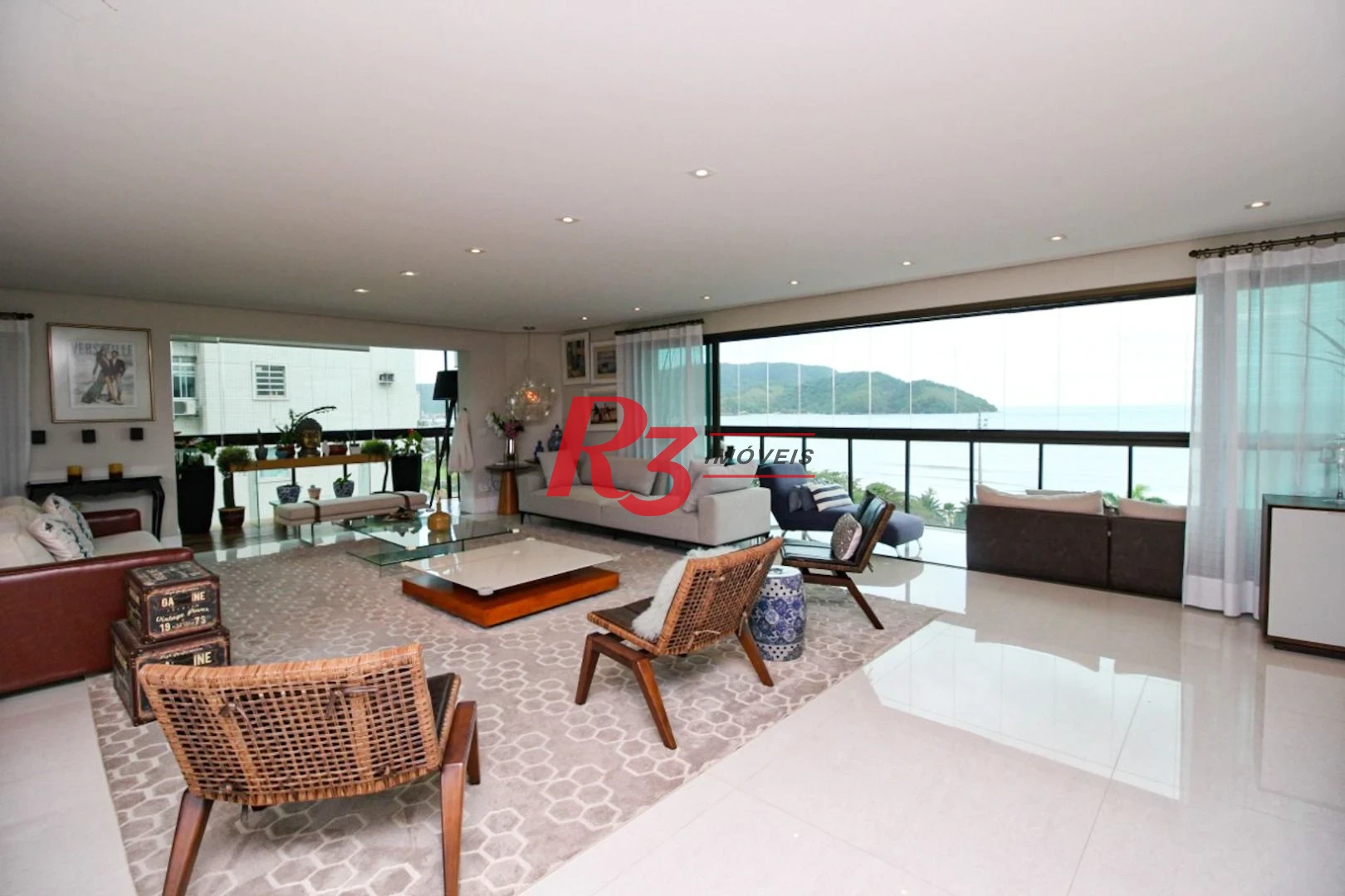 Apartamento com 4 suítes para alugar, 282 m² - Aparecida - Santos/SP