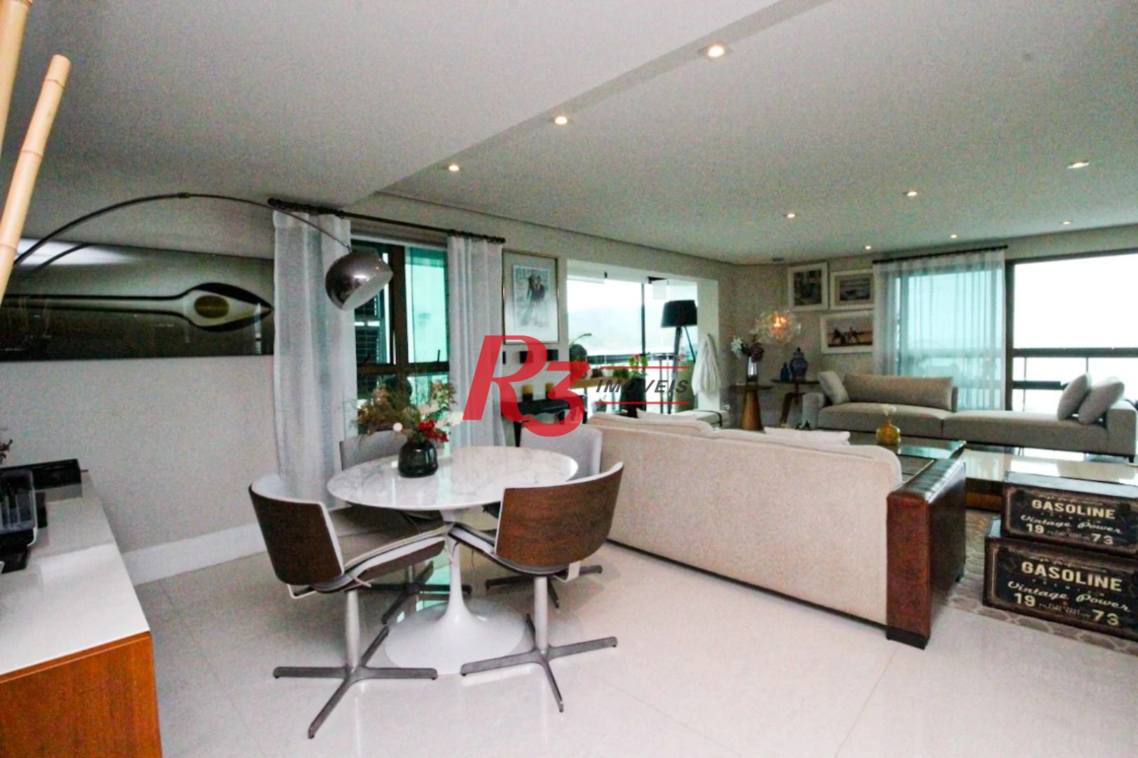 Apartamento com 4 suítes para alugar, 282 m² - Aparecida - Santos/SP