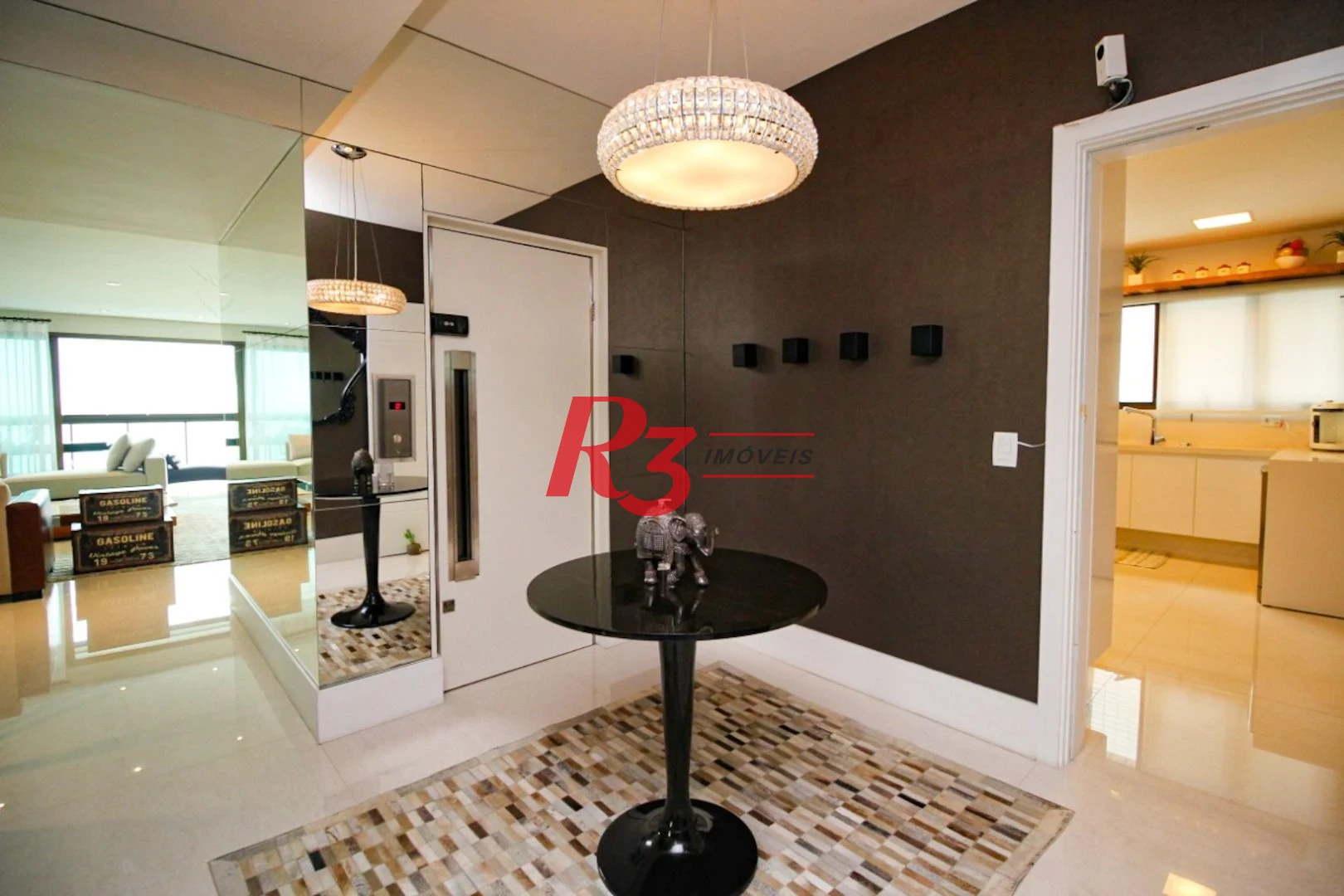 Apartamento com 4 suítes para alugar, 282 m² - Aparecida - Santos/SP