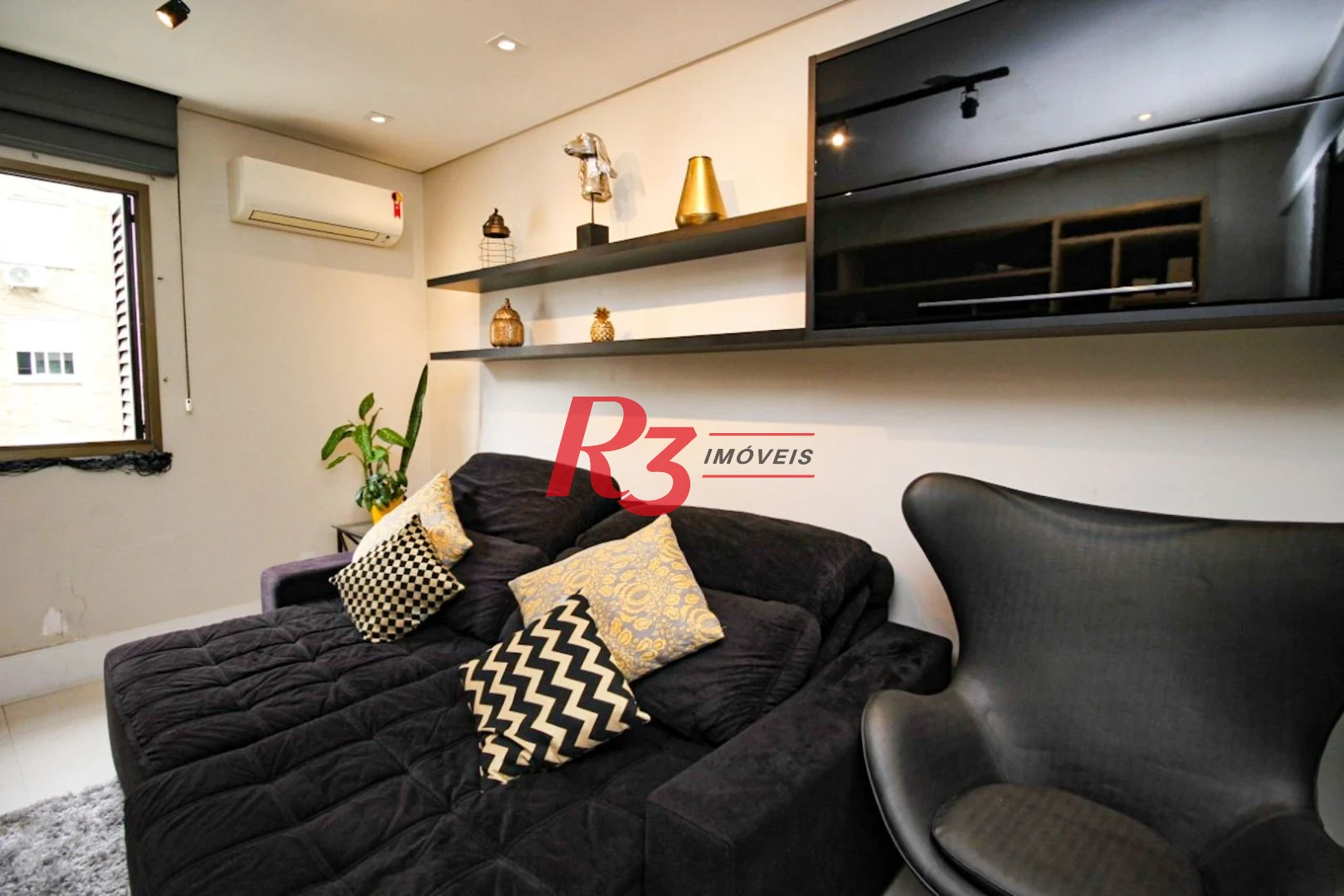 Apartamento com 4 suítes para alugar, 282 m² - Aparecida - Santos/SP