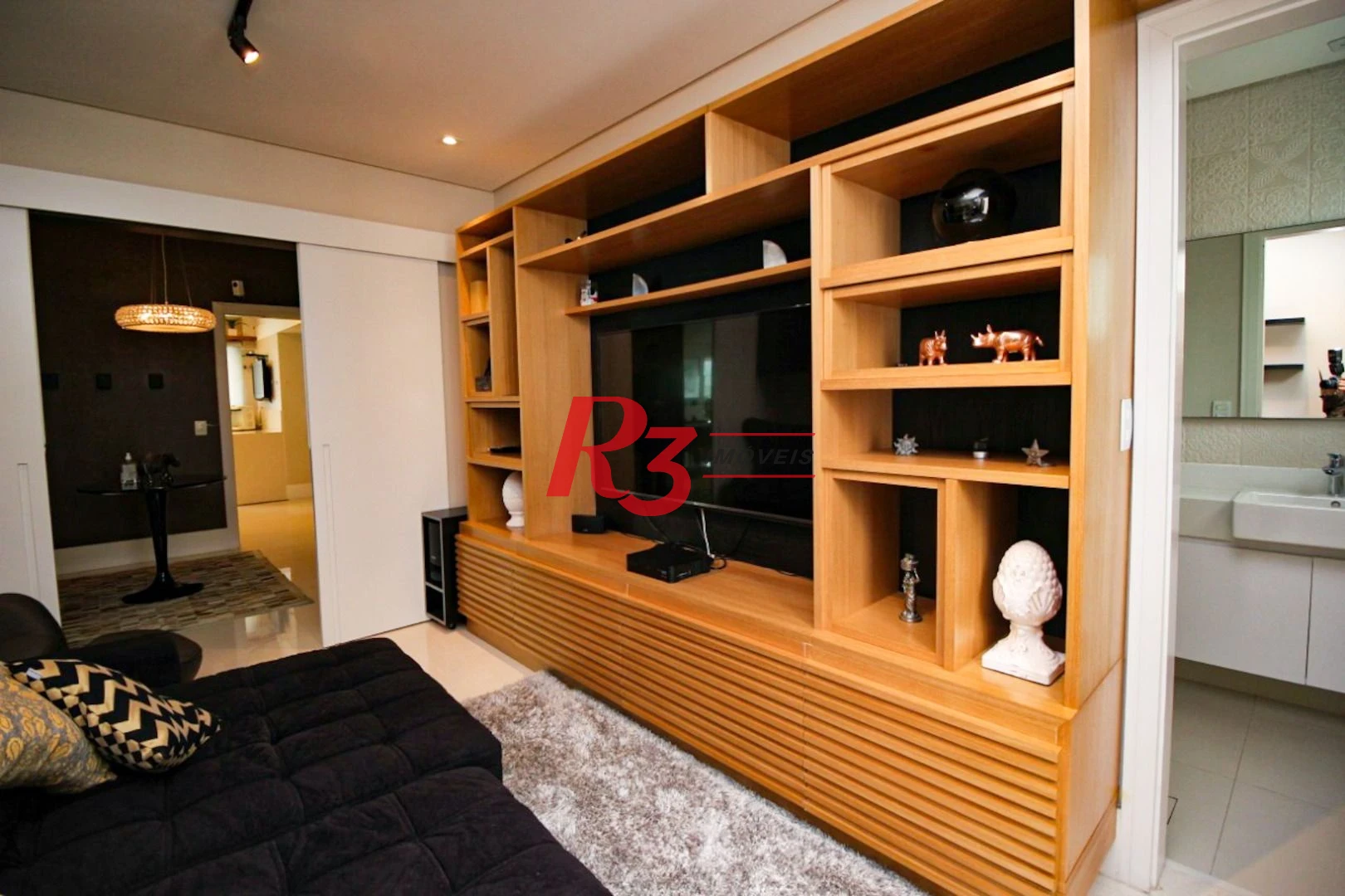 Apartamento com 4 suítes para alugar, 282 m² - Aparecida - Santos/SP
