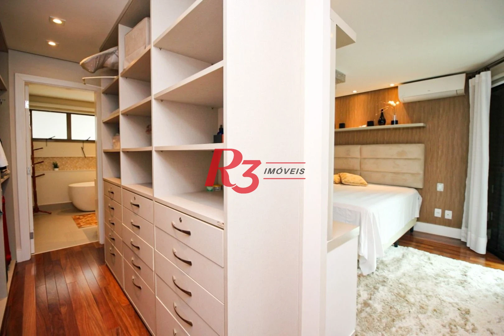 Apartamento com 4 suítes para alugar, 282 m² - Aparecida - Santos/SP