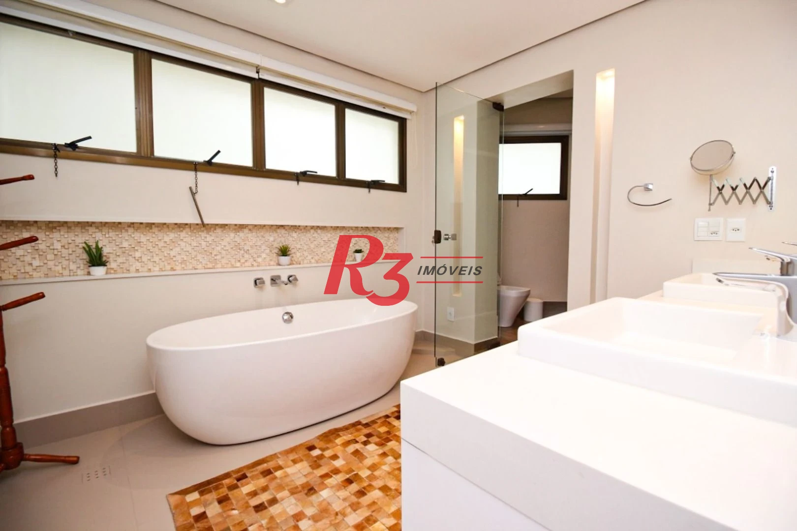 Apartamento com 4 suítes para alugar, 282 m² - Aparecida - Santos/SP