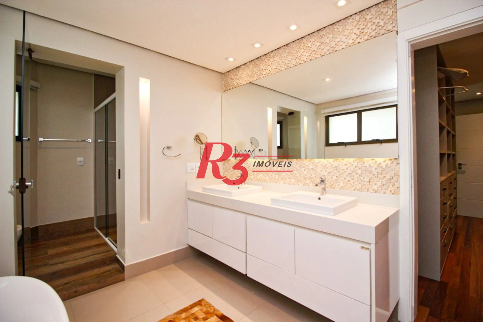 Apartamento com 4 suítes para alugar, 282 m² - Aparecida - Santos/SP