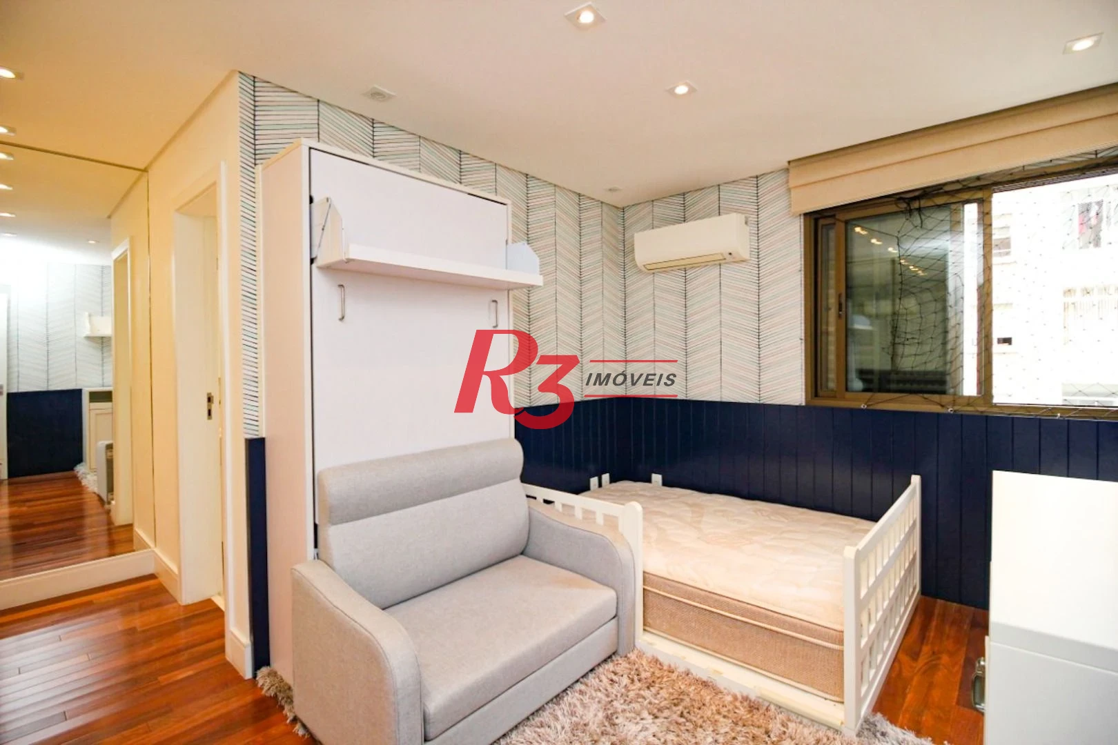 Apartamento com 4 suítes para alugar, 282 m² - Aparecida - Santos/SP