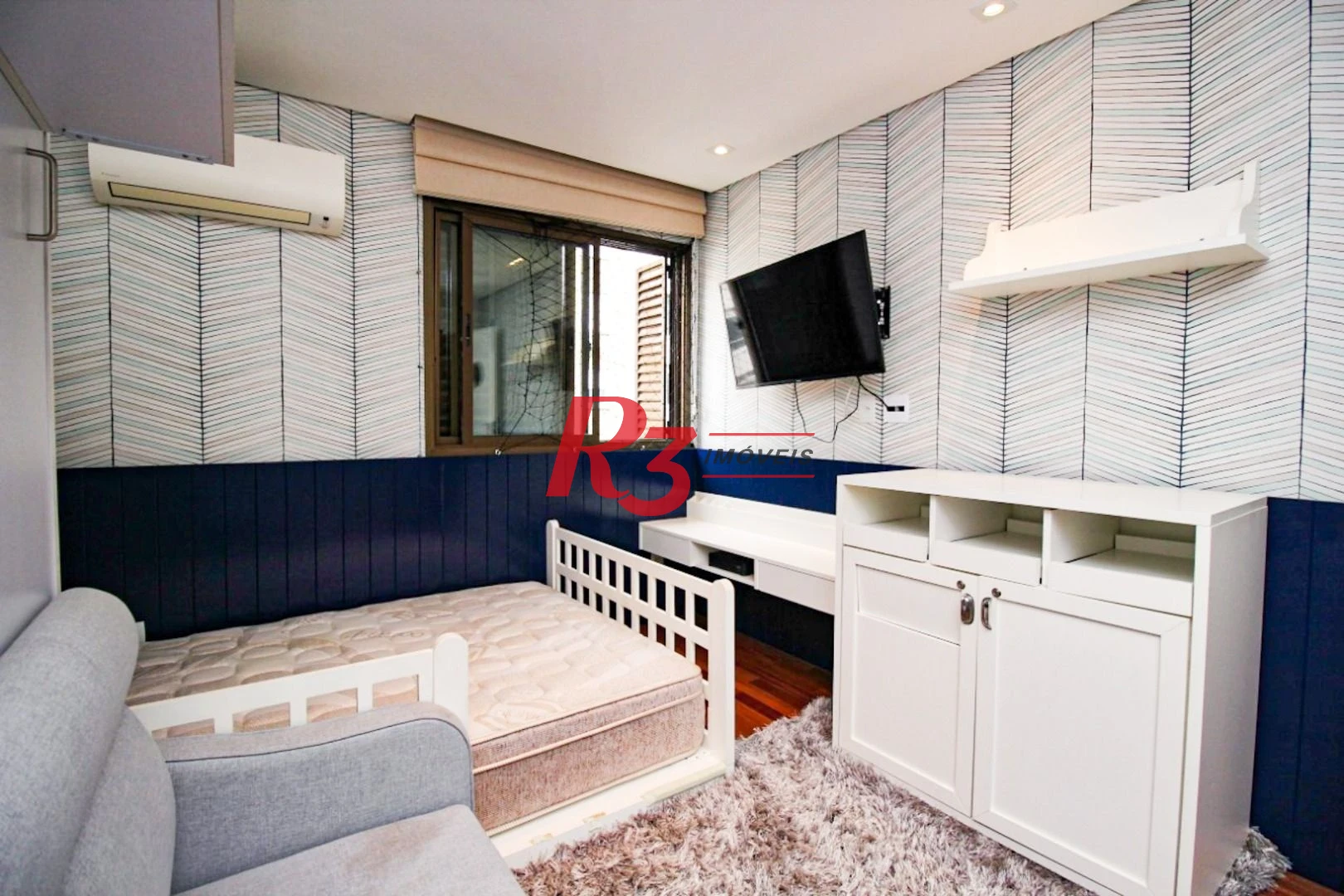 Apartamento com 4 suítes para alugar, 282 m² - Aparecida - Santos/SP